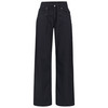 Damen Leinen-Hose mit Wide-Leg