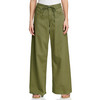 Damen Leinen-Hose mit Wide-Leg