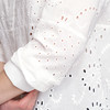 Damen Bluse mit Lochstickerei
