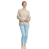Damen Bluse in Crepp-Optik
