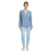 Damen Bluse in Crepp-Optik