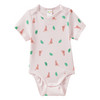 5 Baby Bodys mit Rippstruktur