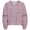 Damen Bluse im Millefleur-Dessin
