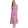Damen Maxi-Kleid mit Paisley-Muster