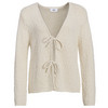 Damen Strickjacke mit Bindebändern