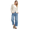 Damen Strickjacke mit Bindebändern