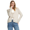 Damen Strickjacke mit Bindebändern
