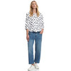 Damesblouse met stippenmotief