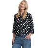 Damesblouse met stippenmotief