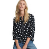 Damesblouse met stippenmotief