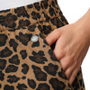 Damen Leinen-Hose im Leo-Look