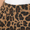 Damen Leinen-Hose im Leo-Look