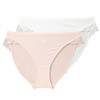 2 Damen Slips mit Spitzenbund