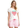 Damen Schlafshirt mit Front-Print