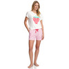 Damen Schlafshorts mit Allover-Print