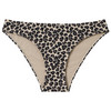 Damen Bikinislip mit Leo-Muster