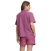 Damen Seersucker-Bluse mit Stickerei