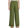 Damen Leinenhose im Wide-Leg-Style