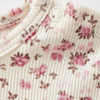 Baby T-shirt met geribbelde structuur