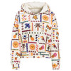 Damen Hoodie mit Allover-Print