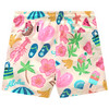 Jungen Badeshorts mit sommerlichen Motiven