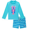 Kinder UV-Set mit Badeshirt und Hose UPF40