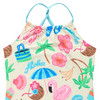 Mädchen Badeanzug mit sommerlichen Motiven