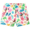 Jungen Badeshorts mit sommerlichen Motiven