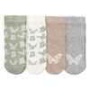 4 Paar Damen Sneaker-Socken im Muster-Mix