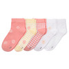 5 Paar Damen Sneaker-Socken im Muster-Mix
