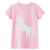 Mädchen T-Shirt mit Wendepailletten
