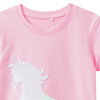 Mädchen T-Shirt mit Wendepailletten
