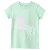 Mädchen T-Shirt mit Wendepailletten