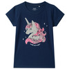Mädchen T-Shirt mit Wendepailletten
