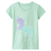 Mädchen T-Shirt mit Wendepailletten