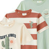 3 Jungen T-Shirts in verschiedenen Dessins