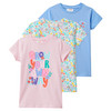 3 Mädchen T-Shirts mit bunten Motiven