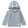 Gebreid babyvest met capuchon