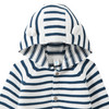 Gebreid babyvest met capuchon