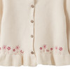Babyvestje met bloemenborduursel