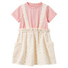 Baby Musselin-Kleid mit Punkte-Print
