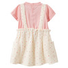 Baby Musselin-Kleid mit Punkte-Print