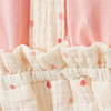 Baby Musselin-Kleid mit Punkte-Print
