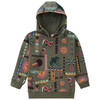Jungen Hoodie mit Allover-Print