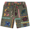 Jungen Joggingshorts mit Allover-Print