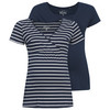 2 Damen Umstands-T-Shirts mit Stillfunktion
