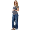 2 Damen Umstands-T-Shirts mit Stillfunktion