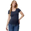 2 Damen Umstands-T-Shirts mit Stillfunktion