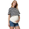Zwangerschaps T-shirt met ringellook