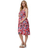 Damen Umstands-Maxikleid mit Blumen-Print